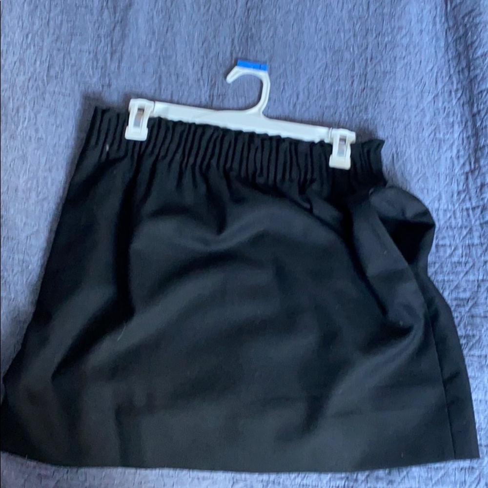 J. Crew black  wool mini skirt